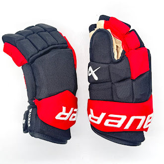 Bauer Supreme Mach - Gant NHL Pro Stock d'occasion - Sean Walker (noir/rouge)